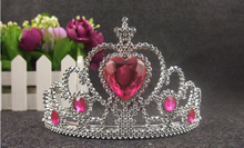 2015 retail new headband for 3 8Y kids anna elsa princess crown party accessories