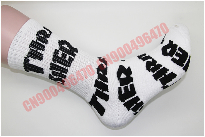 Words Socks White