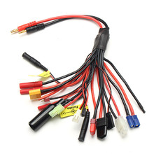 16 IN 1 Multifunctional Charging Cable XT60 T Plug EC3 JST JR FUTABA Plug Adapter For RC Camera Drone Accessories