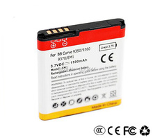 High Capacity 1100mah E-M1Curve Replacement Li-ion Battery For Blackberry Curve 9350 9360 9370,free shipping