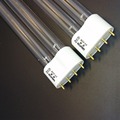 2 pack 55W 4 pin 2G11 Base UV Germicidal Bulb Replacement for UV Sterilizers Clarifiers Aquariums