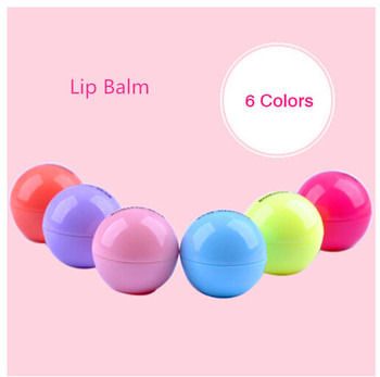 2015 новый популярные женские симпатичные круглый шар бальзам для губ для губ девушки Smacker бальзам протектор губной макияж комбинированной подарок 1 шт. бесплатная доставка LP01