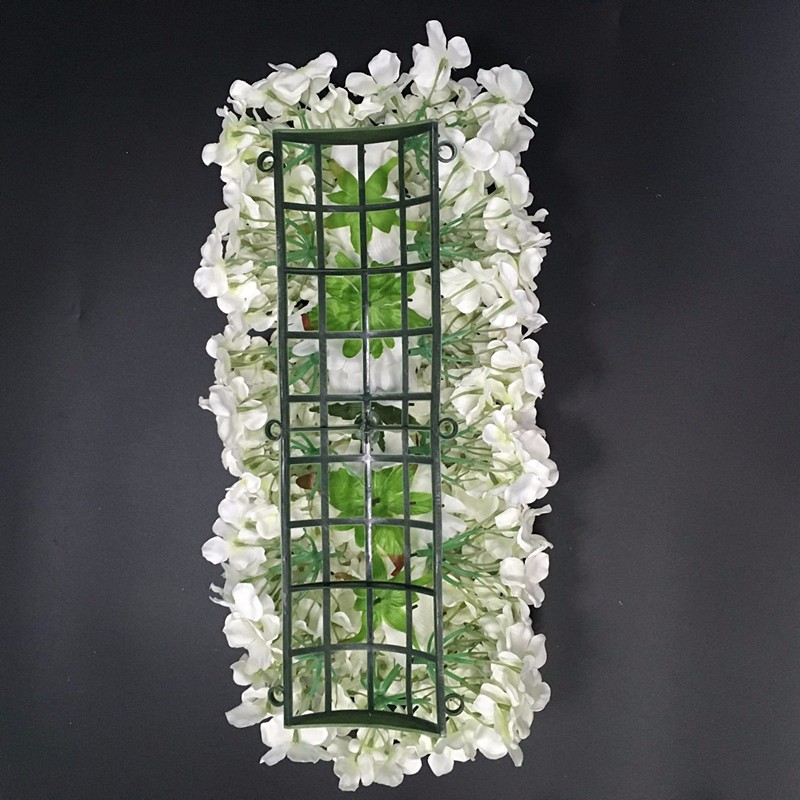 40x Plastic Flower Panels Mat Holder Wall Hanging for Flower Grass Turf DIY
