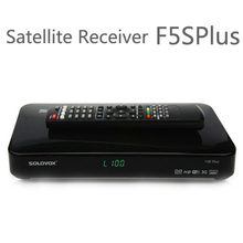 1PC free shipping Original solovox-F5SPlus Satellite Receiver/ TV Box Support 2 USB WEB TV Card Sharing 3G modem