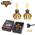 Auxbeam Cree Led Chips Single Beam Car Headlight H3 60W Pair SUV Driving Headlight Bulbs Gold