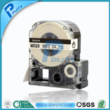 Comaptible 24mm LC tape black on white SS24KW for tepra and labelworks printer