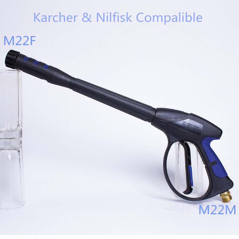2019 Wholesale Pressure Washer Jet Wash Gun Lance M22 Rear