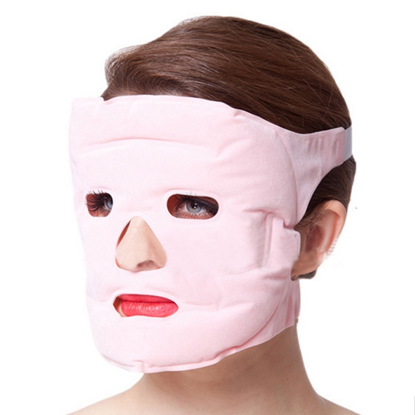 Hot Sale Women Facemask Girl Tourmaline Gel Slim Face Facial Beauty Massage Mask Skin Health Care
