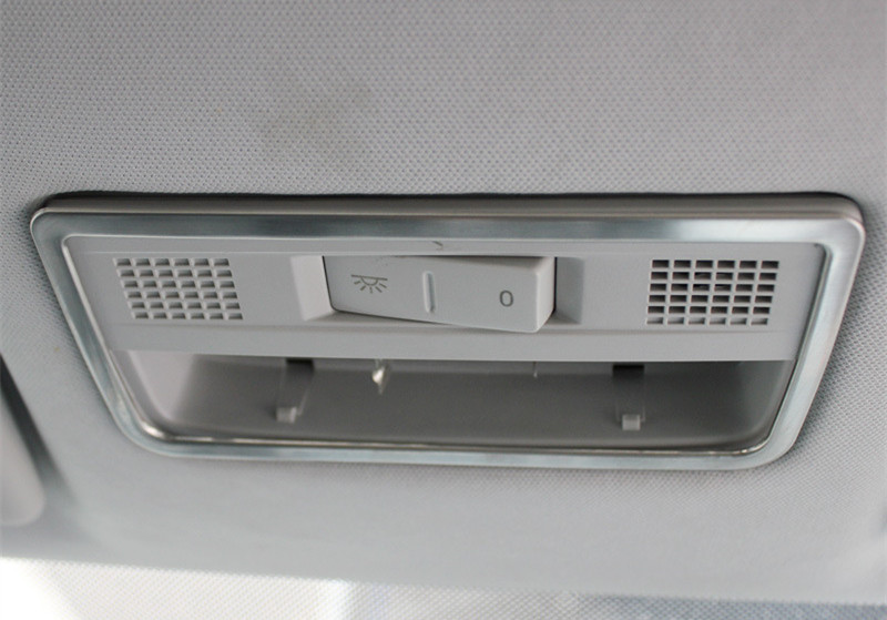 High quality Front and Rear reading lights decorative frame cover trim 2pcs for Volkswagen vw 2014