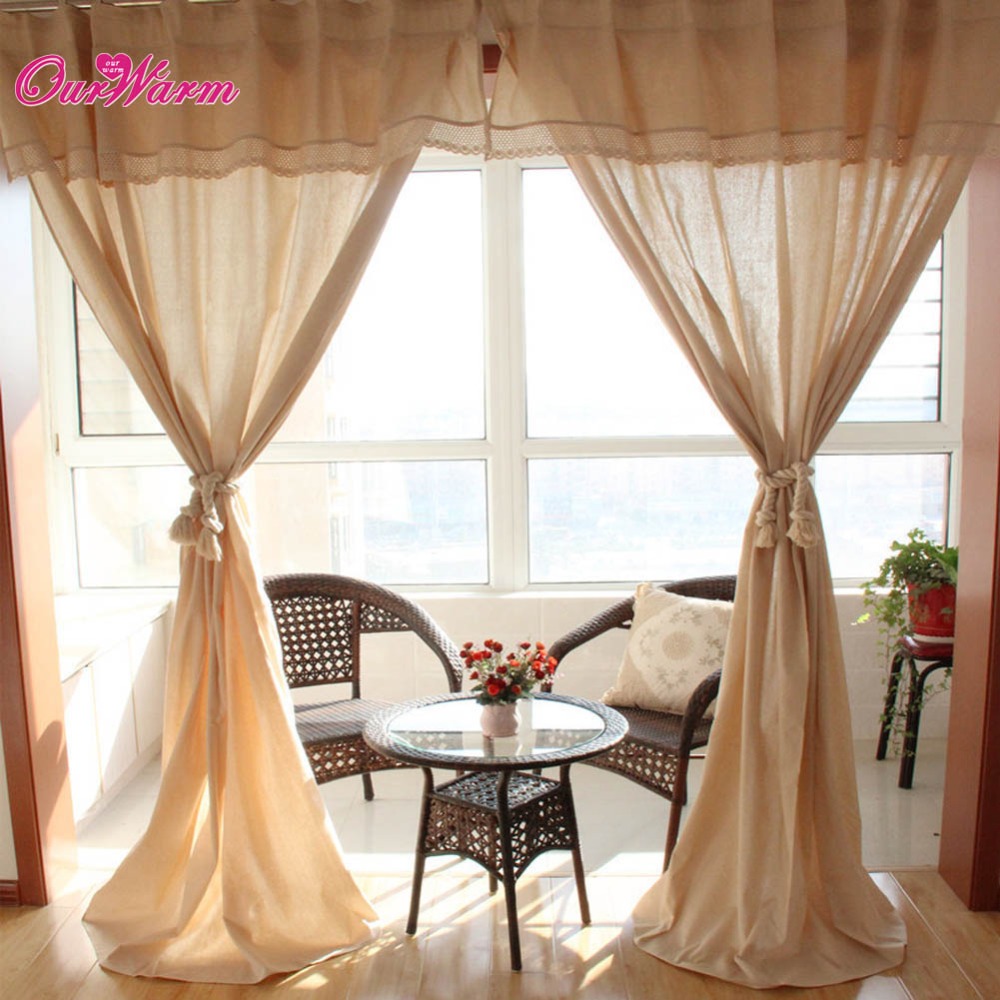 Vergelijk prijzen op lace valance online winkelen / kopen lage ... Sluiers woonkamer beige