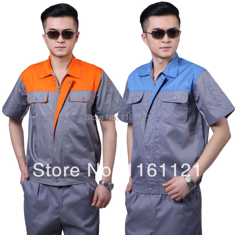 www.ermes-unice.fr : Buy 2015 Hot Sale Safety Vest Summer Work Wear Men&#39;s Short Sleeve Workwear ...