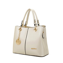 Famous Brands Women’s Handbags Rivet Women Bag Ladies Leather Shoulder Bags 2016 Summer Fashion High Quality Tote Gift Hand Bag