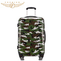 1 Piece Hardside Travel Rolling Luggage Suitcase ABS PC Pressure Resistant 20 24 28 Camouflage Printing