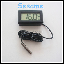 Jugo probador envio gratuito Refrigerador interior sensor digital medidor de temperatura blanco negro higrometro termometro gause