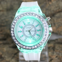 Splendid 2016 New Luxury Brand Watch Women Dress Watches Silicone Led Luminous Watch Casual Clock Hours