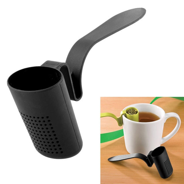 FoodyMine 1 Шт. Чай Infuser Фильтр Травяные Специи Leaf Tea Infuser Дуршлаг Чайная Ложка Специй Фильтр Чай Инструменты
