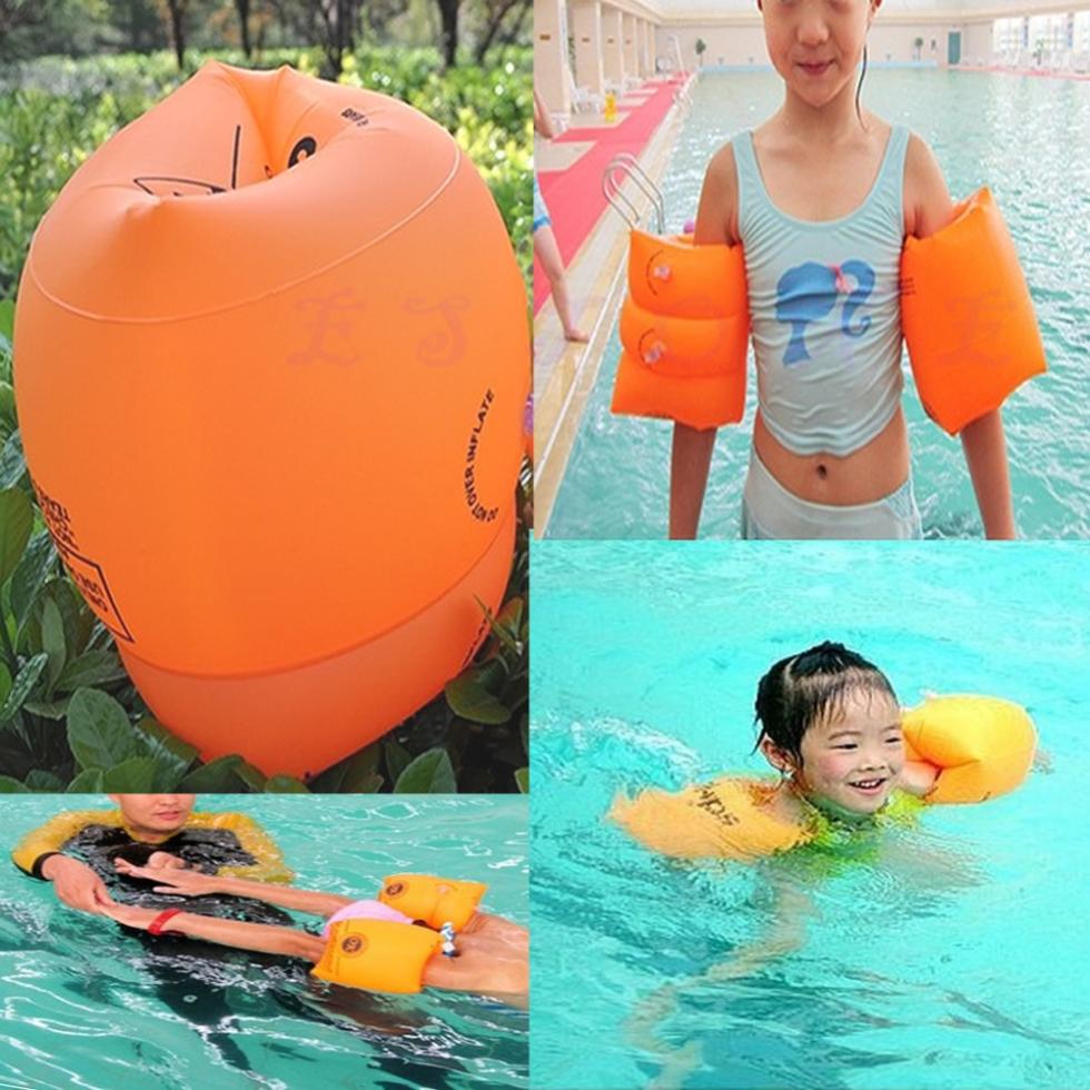 Adult Children Inflatable Swimming Twirls Float Water Swimming Armbands Safety