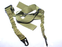 2 Point Airsoft Hunting Belt Tactical Military Elastic Black Army Green Gear Gun Sling Strap Outdoor