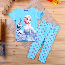 New Fashion Girls Pajamas set 100 Cotton Baby girls Cute Autumn Winter Pajamas Kids Sleepwear Long