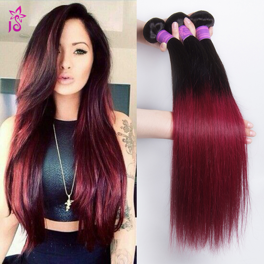 Online Get Cheap Brazilian Hair Weave Bundles Ombre Red