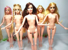 Wholesale ! Painted Eyes Lovely Face Nude Naked doll Toy / 11 Jointed Movable / 30cm/11.8″ High For Barbie Le Jier Kurhn doll