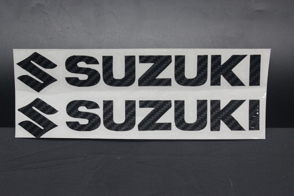 1 PCS For SUZUKI motorcycle stickers Carbon fiber patterns plane label