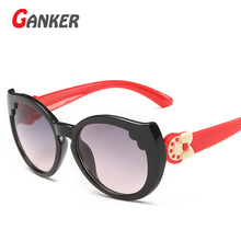 2016 New GANKER Children Sunglasses Flower Frame Anti-Reflective UV400 Kid Sun Glasses Brand Designer Sun Glasses Kid’s Eyewear