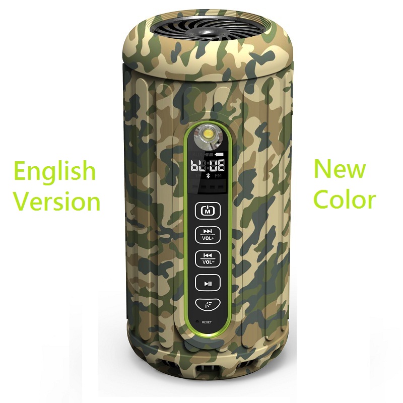 2015 New Outdoor Bike Subwoofer Bluetooth Speaker Waterproof Wireless 6600mAh Powerful Portable Speakers With Card Limited Sale