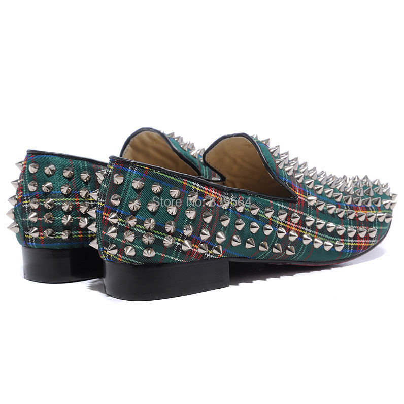 Aliexpress.com : Buy Red Bottom Rollerboy Spikes Mens Flat Shoes ...