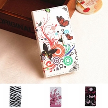 Butterfly Pattern Huawei Y360 Wallet Leather Phone Case For Huawei Ascend Y3C Y336 Y3 Fundas Back Cover Stand Bag Card Holder