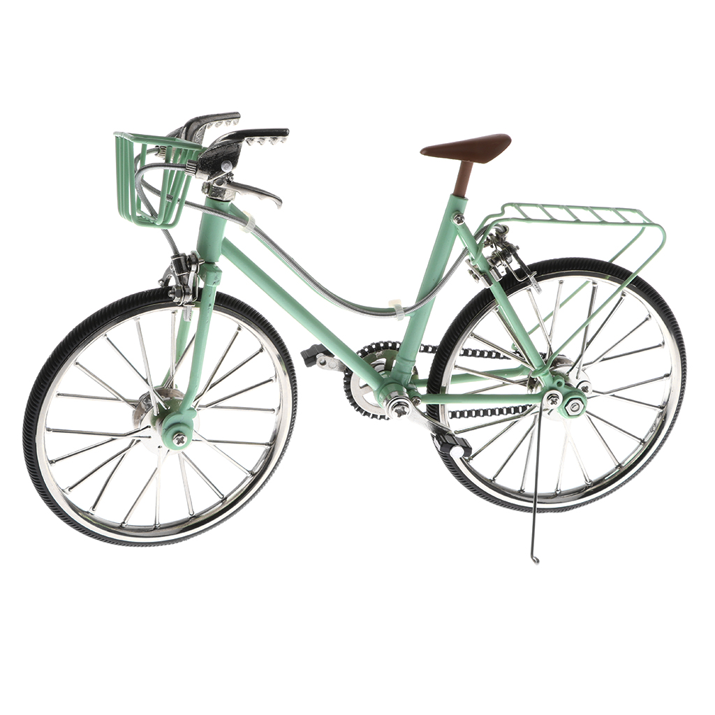 green bike basket