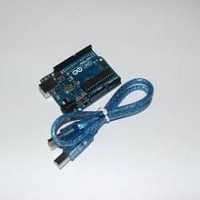 Бесплатная доставка умная электроника интегральная схема для Arduino UNO R3 MEGA328P ATMEGA16U2 доска развития с USB кабель UNOR3