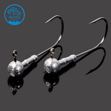 Trulinoya Fishing Jig 7g 5.8g 3.7g Jig Head With Single Hooks Black Lead Jig Lure Accessories Lure For Isca Accessories