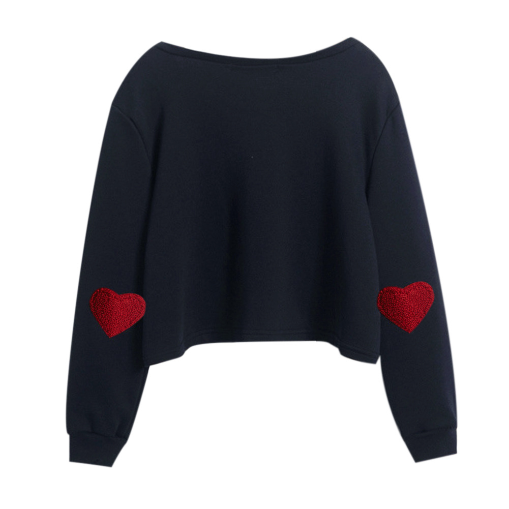 Korean women\'s original wind-School of short love - long sleeved sweater3
