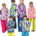 Waterproof Boys and Girls Ski Jacket and Pants Windproof Ski Suit 30 Degree Below Zero KL7084