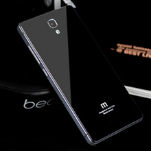 For Xiaomi Redmi Note Hongmi Red Rice Note Tempered Glass Case With Metal Frame Battery Back Cover Wholesale DHL Ship 100pcs/Lot