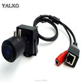 Home security Indoor 1 0M 1 4 CMOS sensor 720P Manual focus lens 2 8mm 12mm