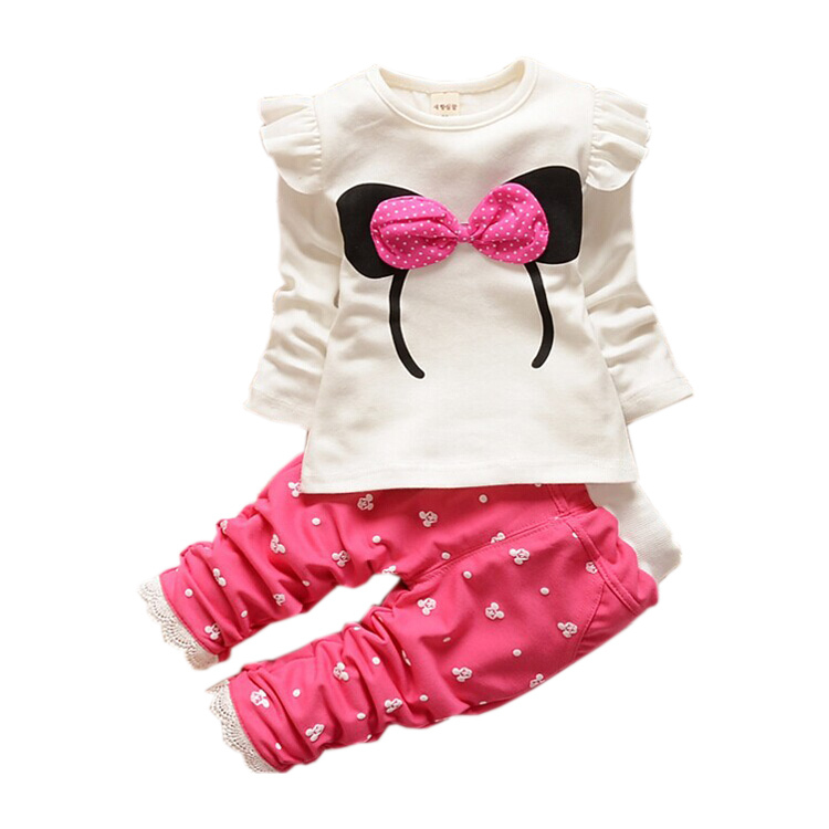 Newborn Girls sets Casual Baby Clothes Cotton Long Sleeve Baby Clothing