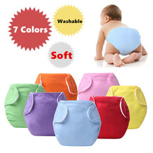 1 piece Baby Diapers Children Cloth Diaper Reusable Nappies Adjustable Diaper Cover Washable Free Shipping