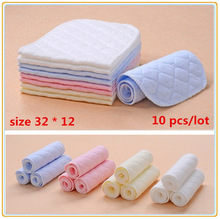 10 pcs / lot 4 color Baby Diapers Washable reusable Baby modern Cloth nappies care insert super-absorbency Size 16*47