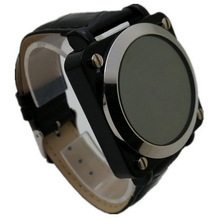Descuento nueva marca LED mira los relojes LED Digital Mirror relojes para hombre y mujeres deportivo de cuero relojes militares