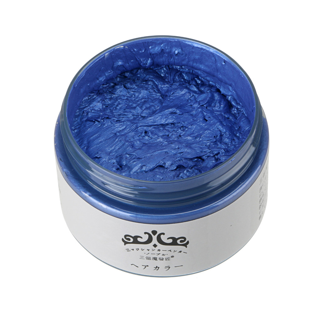 Unisex DIY Hair Color Wax Mud Dye Cream Temporary Modeling 7 Colors Available 