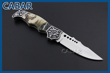 Cabar 2015 New Arrival 90mm Single Blade Hunting Camping Diving Outdoor Knife Top Quality Blade Free