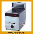 Hot Sale 1 Tank Stainless Steel Gas Potato Deep Fryer with Basket