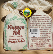  Pro Hot 2 bags 200g Mlesna Vintage black tea Pure Organic Ceylon tea from Nuwara