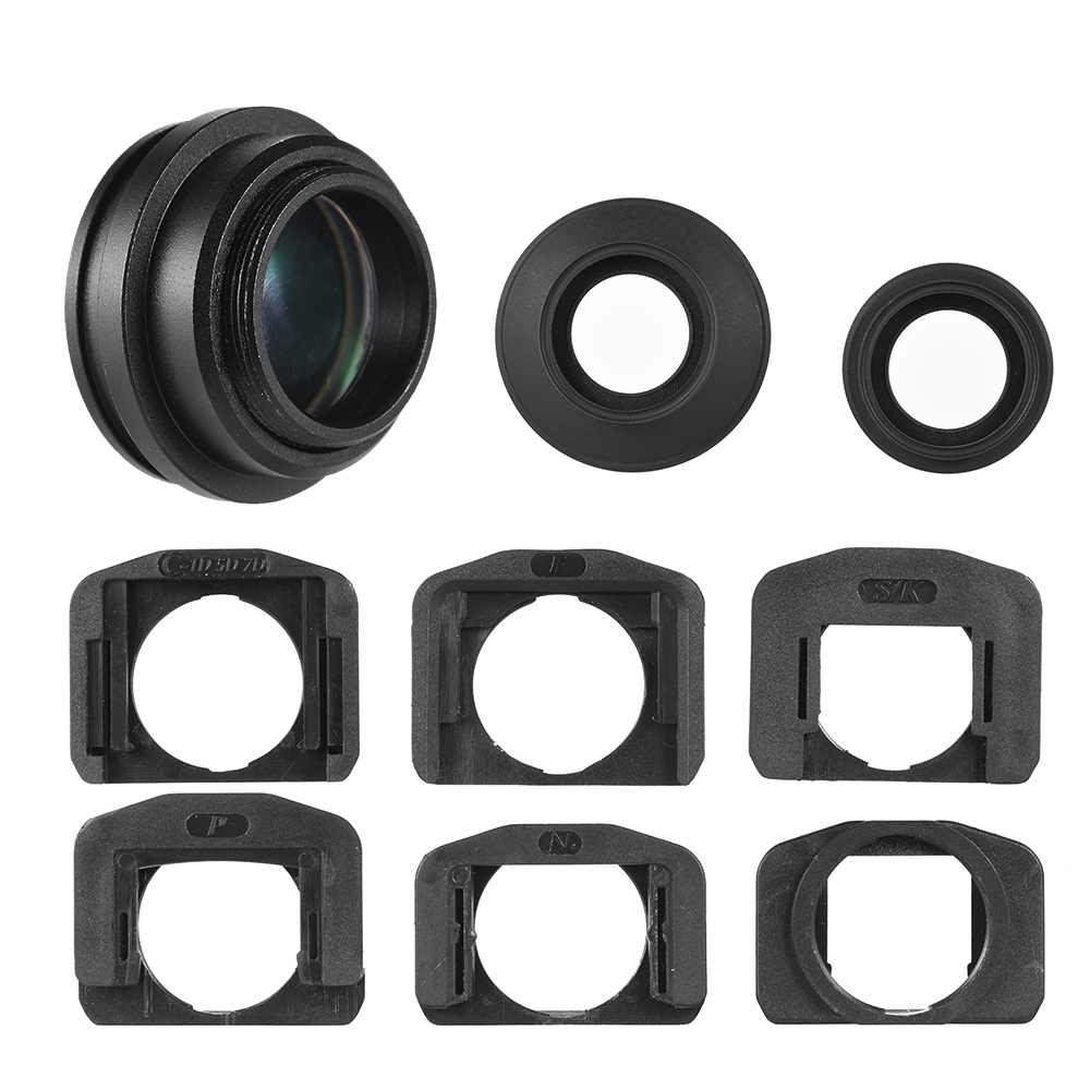 Description Picture 4 of item1.51X Fixed Focus Eyecup Magnifier Viewfinder Eyepiece for Fujifilm Canon Nikon Sony Pentax Olympus Sigma Minoltaz DSLR Camera