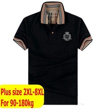 Free shipping plus size 4xl 5xl 6xl 8xl 10XL black mens clothing brand mens t shirts fashion t-shirt men Cotton tshirt big