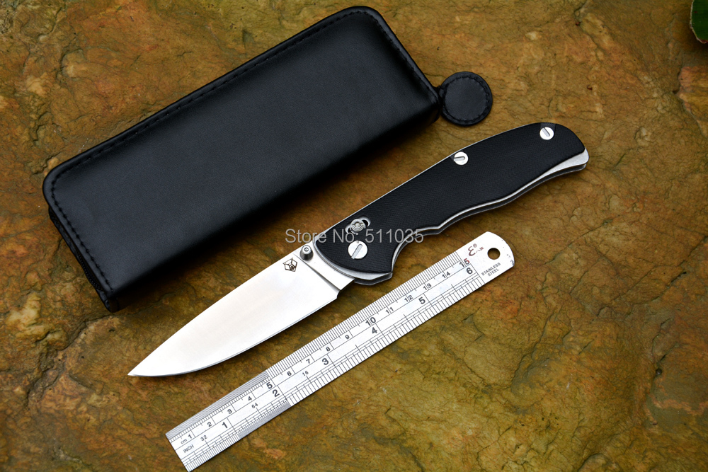 Shirogorov tabargan 95 folding knife D2 blade G10 handle Axis system outdoors camping hunting survival Knives