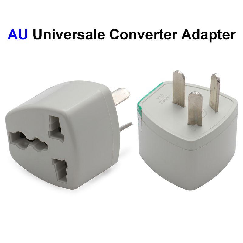 US EU UK To AU Plug Adapter America European To Australia Universal AC Travel Power Adapter