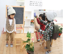Children Baby Clothes Kid Boys Retro Khaki Casual Pants Straight Trousers 2 7Y